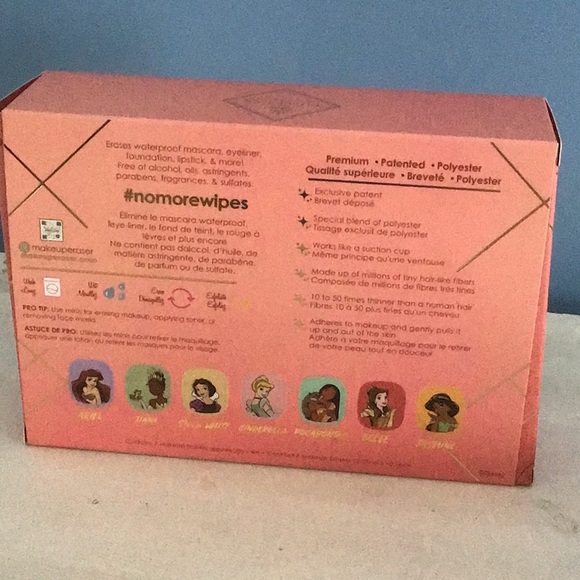New Makeup Eraser New Disney Princess 7 day makeup remover In Box - Picture 4 of 4